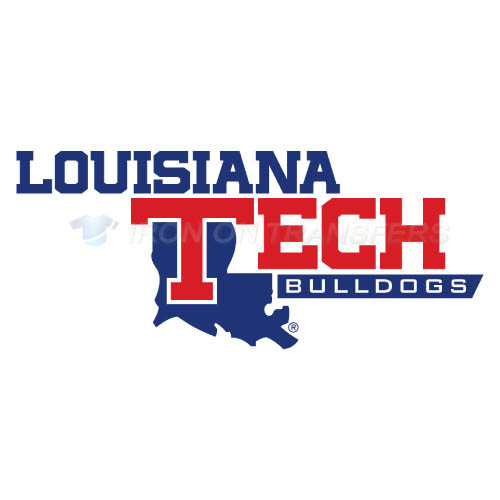 Louisiana Tech Bulldogs Logo T-shirts Iron On Transfers N4853
